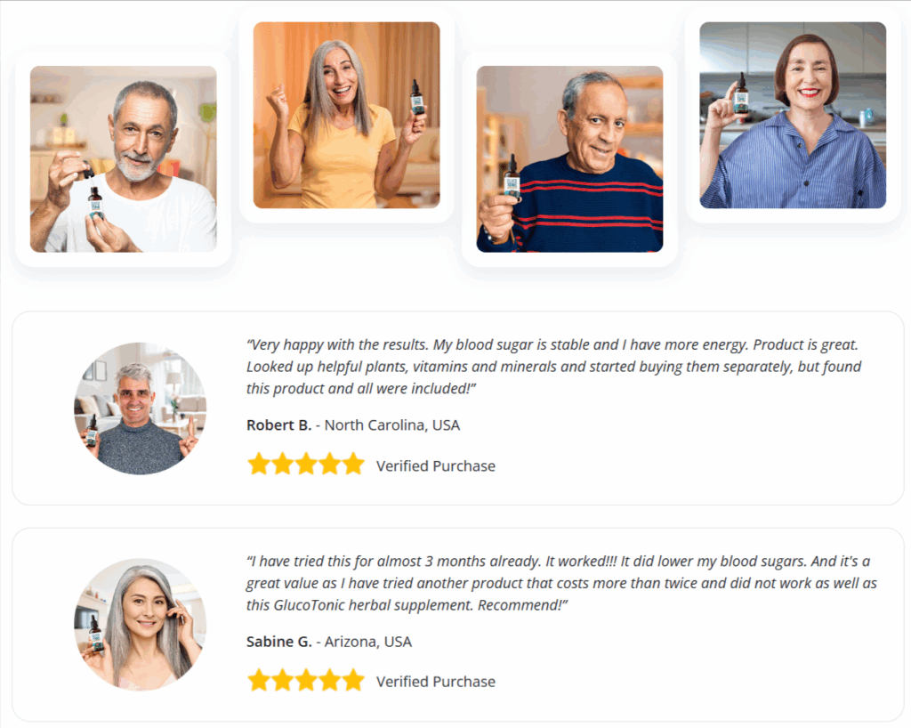 GlucoTonic Customer Reviews